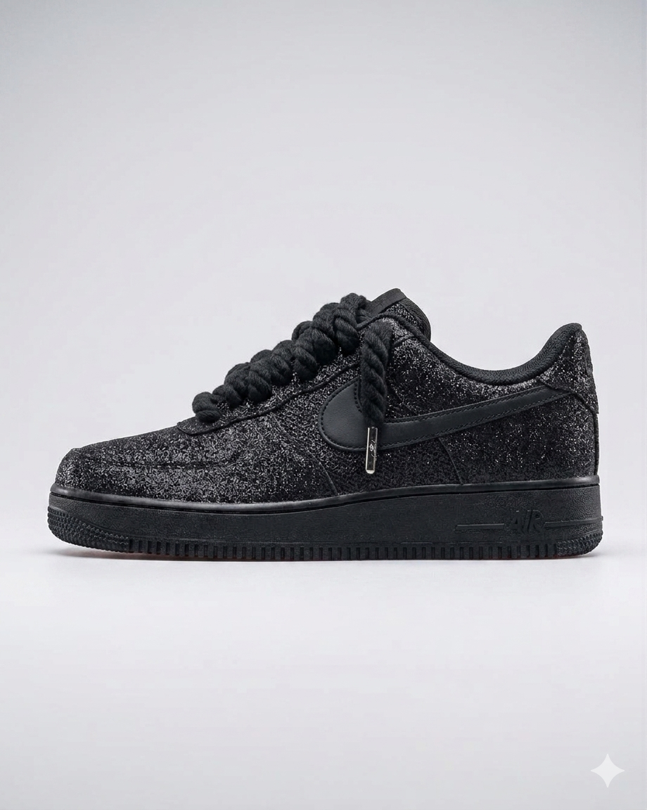 AF1 Custom Black Crystal
